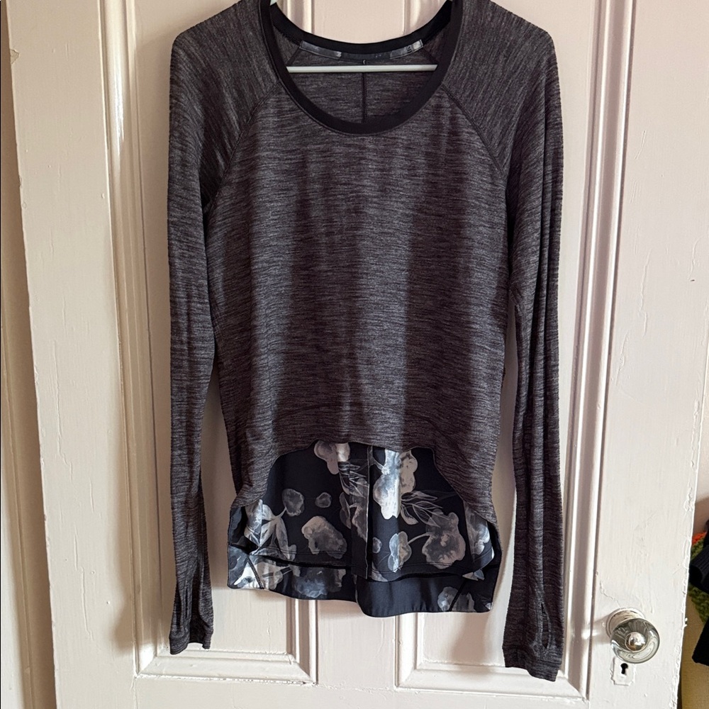 Lululemon Floral Layered Top